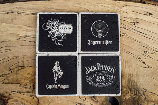 Stone Coasters: Spirits Collection (Set Of 4)
