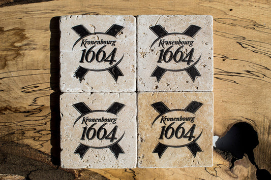 Stone Coasters: Kronenbourg Collection (Set Of 4)