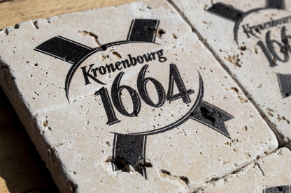 Stone Coasters: Kronenbourg Collection (Set Of 4)