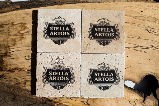 Stone Coasters: Stella Artois Collection (Set Of 4)