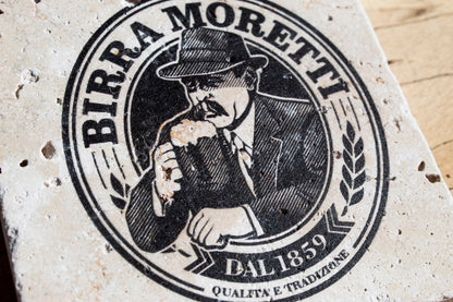 Stone Coasters: Birra Moretti Collection (Set Of 4)