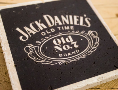 Stone Coasters: Jack Daniels Collection (Set Of 4) | Drinks Coasters