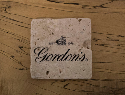 Stone Coasters: Gordons Gin Collection (Set Of 4) | Drink Coasters