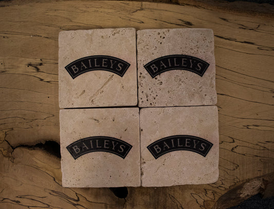 Stone Coasters: Baileys Collection (Set Of 4) | Drink Coasters