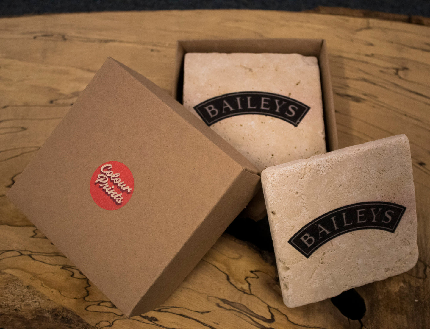 Stone Coasters: Baileys Collection (Set Of 4) | Drink Coasters