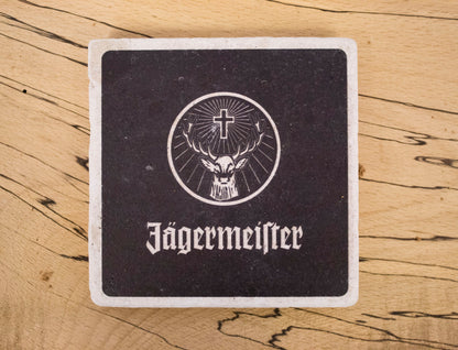 Stone Coasters: Jagermeister Collection (Set Of 4) | Drink Coasters