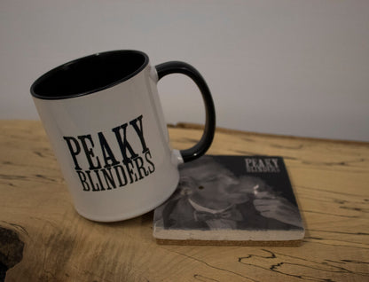 Stone Coasters & Mug Set: Arthur Shelby | Peaky Blinders Gift
