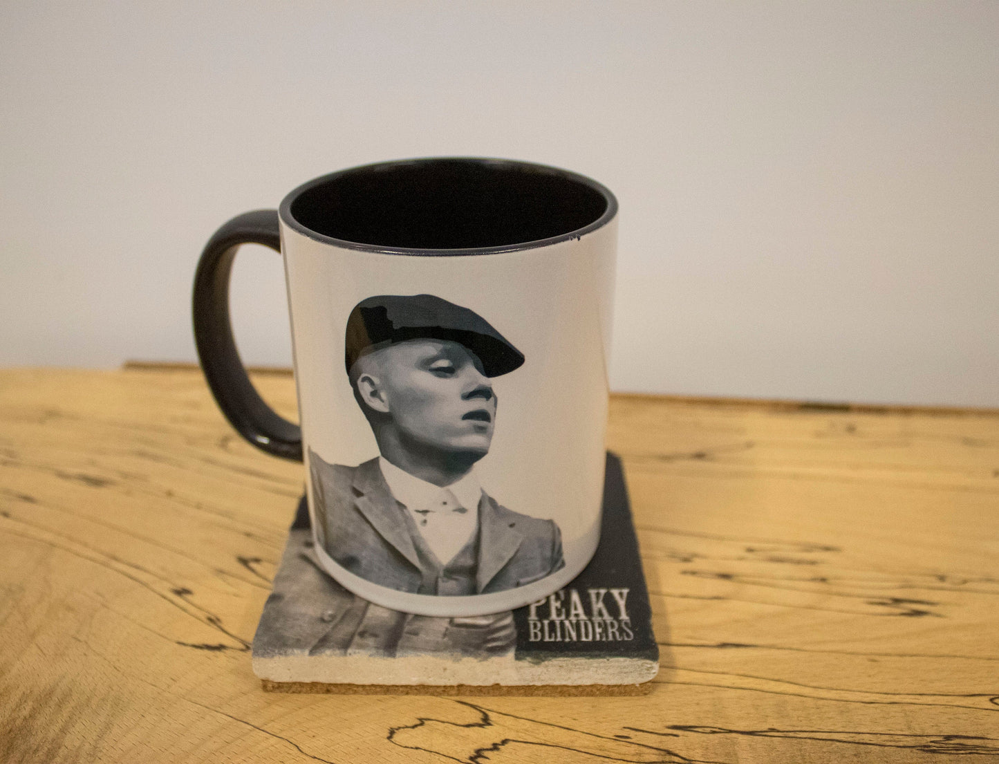 Stone Coasters & Mug Set: John Shelby | Peaky Blinders Gift