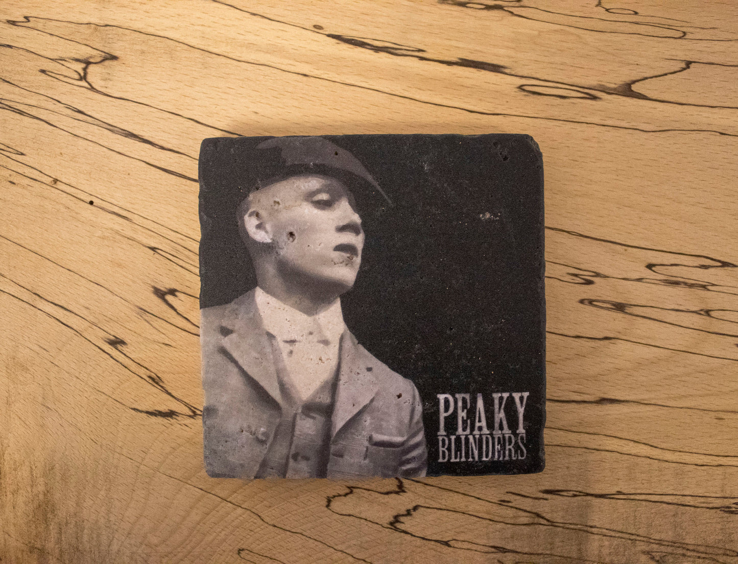 Stone Coasters & Mug Set: John Shelby | Peaky Blinders Gift