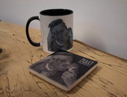 Stone Coasters & Mug Set: Arthur Shelby | Peaky Blinders Gift
