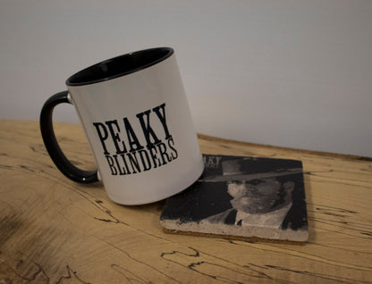 Stone Coasters & Mug Set: Alfie Solomons | Peaky Blinders Gift