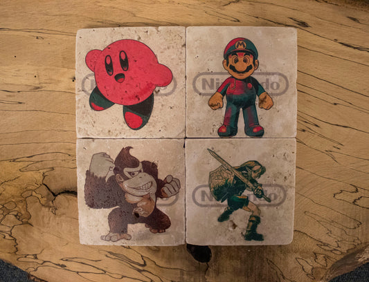 Stone Coasters: Nintendo Legends Collection (Set Of 4)