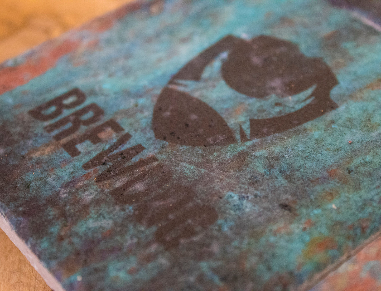 Printed Stone Coasters | Brewdog (Set Of 4) | Drink Coasters | Natural Coasters