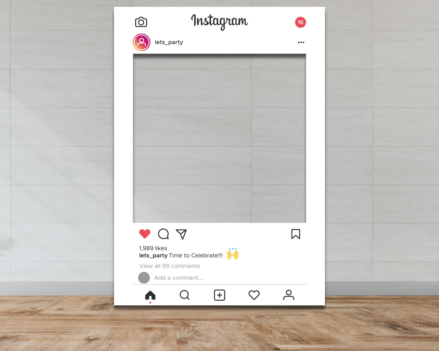 Customisable Instagram Selfie Frame-Selfie Frames