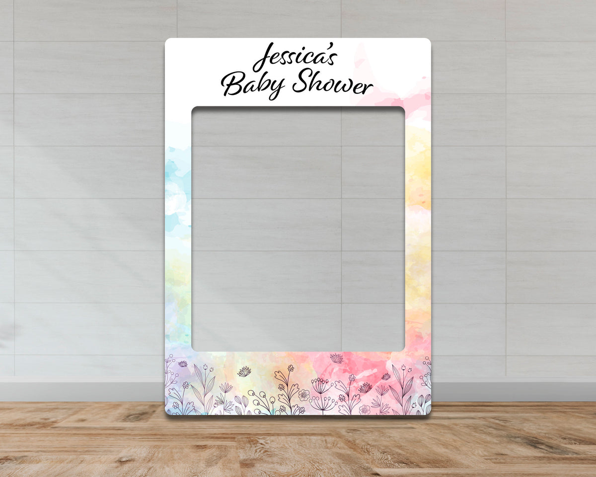Customisable Baby Shower Selfie Frame-Selfie Frames