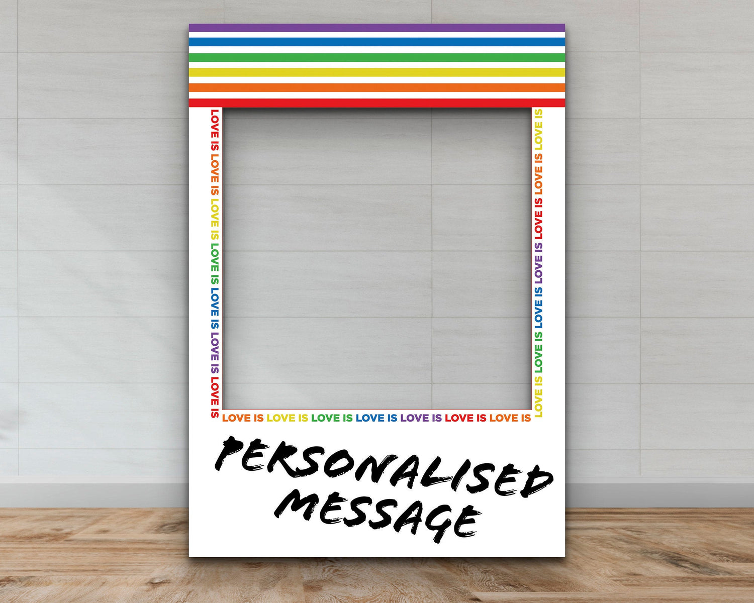 Customisable Pride Selfie Frame-Selfie Frames